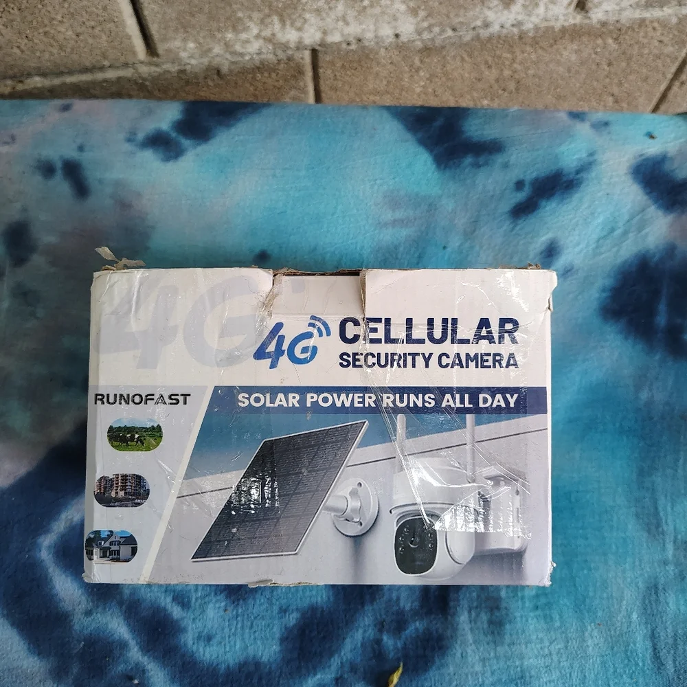 4G Cellular Security Camera - White